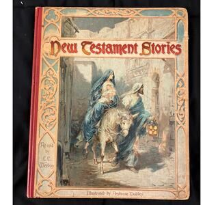 New Testament Stories Vintage Book Beautiful Illustrations Religious Spiritual